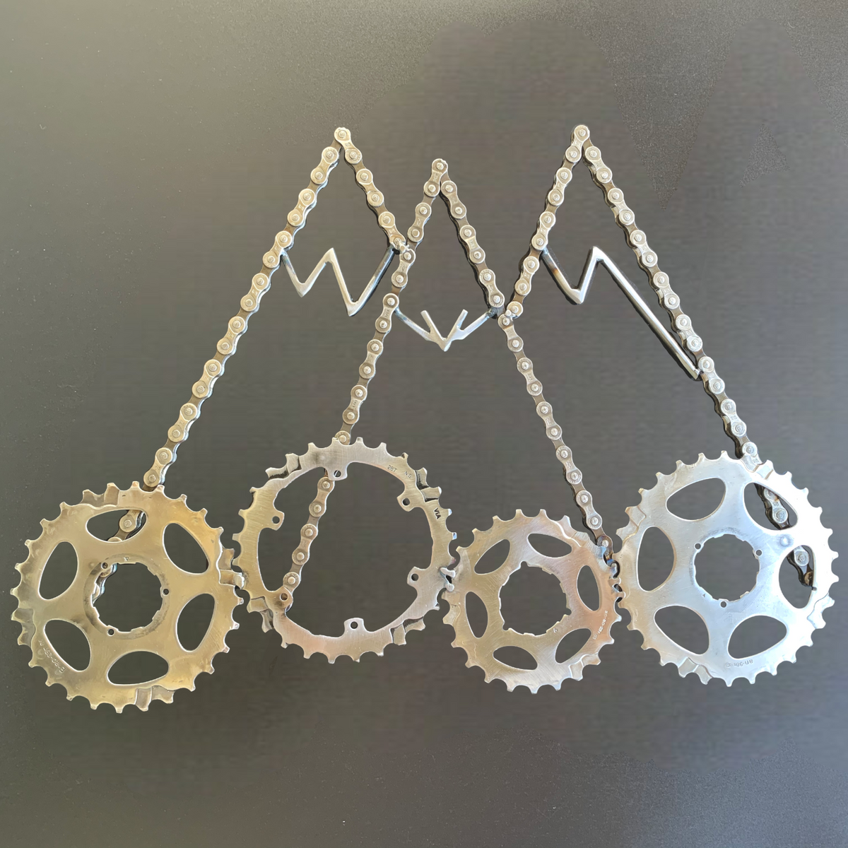 Bike chain best sale art diy