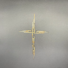 Load image into Gallery viewer, Carpenter Nail Welded Cross - Small Antique