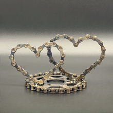 Load image into Gallery viewer, Bicycle Chain Double Hearts