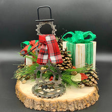 Load image into Gallery viewer, Sprocket Snowman Welded Bicycle Metal Art