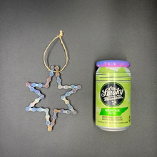 Load image into Gallery viewer, Bicycle Chain Star Ornament - Welded Bicycle Metal Art and Christmas Decor