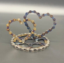 Load image into Gallery viewer, Bicycle Chain Double Hearts