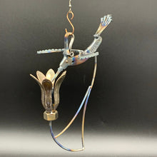 Load image into Gallery viewer, Hummingbird - Hanging w/ Flower - Small
