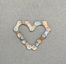 Load image into Gallery viewer, Bike Chain Heart Wall Hanger
