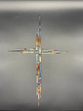 Load image into Gallery viewer, Carpenter Nail Welded Cross Wall Art