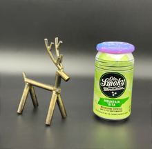 Load image into Gallery viewer, Steel Rod Reindeer - Solid Metal Welded Christmas Decor and Metal Art