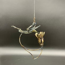 Load image into Gallery viewer, Hummingbird - Hanging w/ Flower - Small