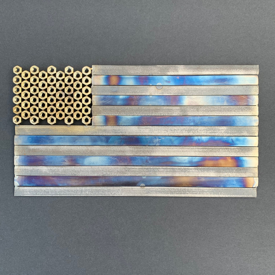 American Flag - Patriotic Welded Metal Wall Art