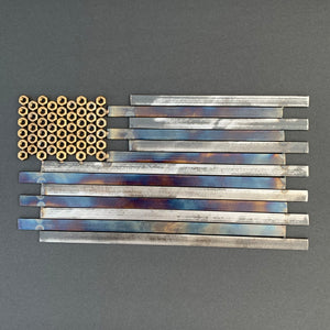 American Flag - Patriotic Welded Metal Wall Art