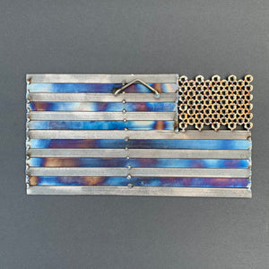 American Flag - Patriotic Welded Metal Wall Art