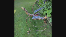Load and play video in Gallery viewer, Hummingbird - Hanging w/ Flower - Extra-Large
