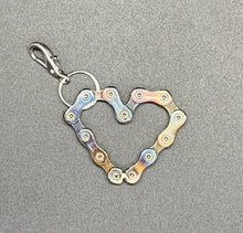 Load image into Gallery viewer, Bike Chain Heart Wall Hanger
