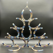 Load image into Gallery viewer, Lucky Horseshoe Christmas Tree Christmas Decor Metal Art Sculpture
