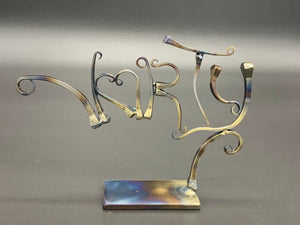 Horseshoe Nail Custom Word