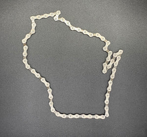 Wisconsin Chain Outline - Bicycle Chain