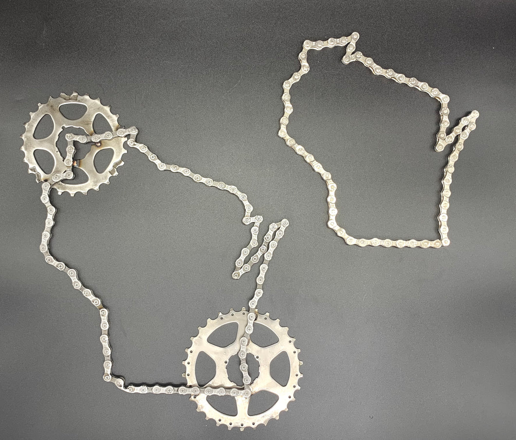 Wisconsin Chain Outline - Bicycle Chain