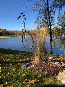 Great Blue Heron Sculpture