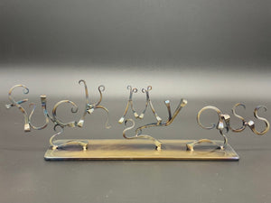 Horseshoe Nail Custom Word