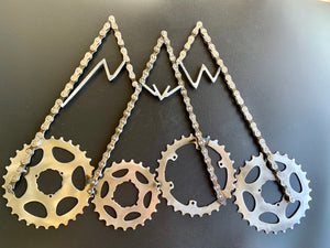 Bicycle Chain Mountainscape