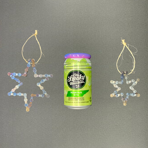 Bicycle Chain Star Ornament - Welded Bicycle Metal Art and Christmas Decor