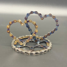 Load image into Gallery viewer, Bicycle Chain Double Hearts
