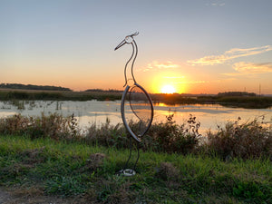 Great Blue Heron Sculpture