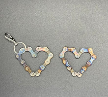 Load image into Gallery viewer, Bike Chain Heart Wall Hanger
