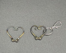 Load image into Gallery viewer, Horseshoe Nail Heart - Keychain Charm
