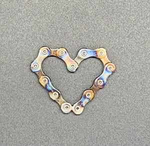Bike Chain Heart Wall Hanger