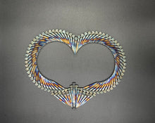 Load image into Gallery viewer, Horseshoe Nail Heart
