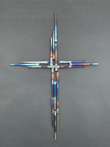 Carpenter Nail Welded Cross Wall Art