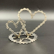 Load image into Gallery viewer, Bicycle Chain Double Hearts
