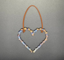 Load image into Gallery viewer, Bike Chain Heart Wall Hanger
