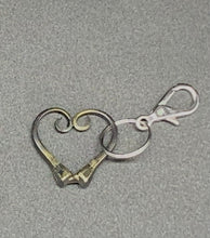 Load image into Gallery viewer, Horseshoe Nail Heart - Keychain Charm
